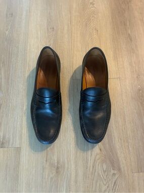 Beckett Simonon Lambert Loafers Black Full Grain Leather Men’s Size 13